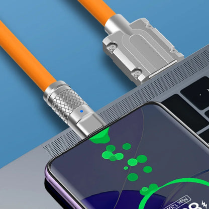 Cable USB C 180º (carga rápida)