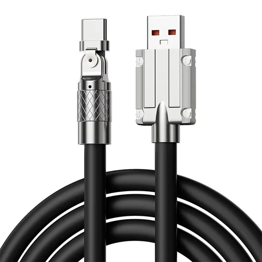 Cable USB C 180º (carga rápida)