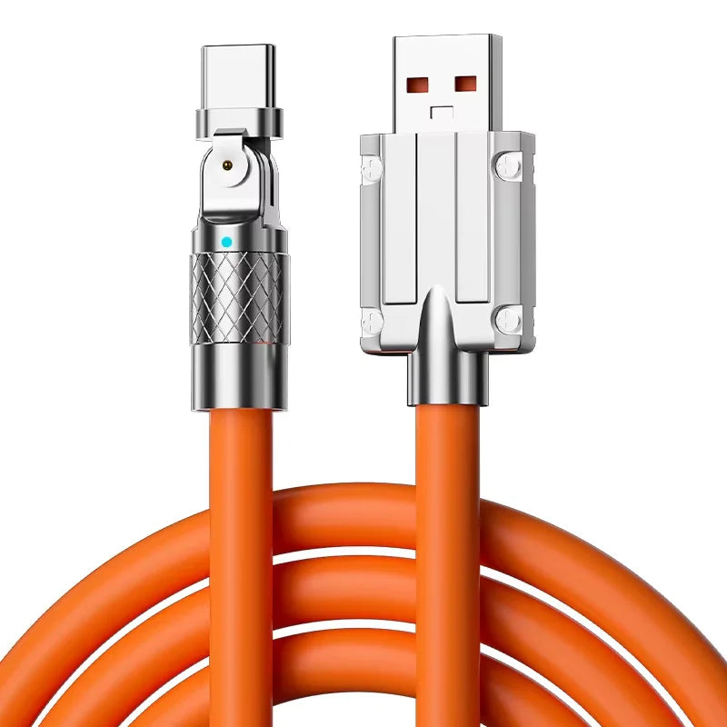 Cable USB C 180º (carga rápida)